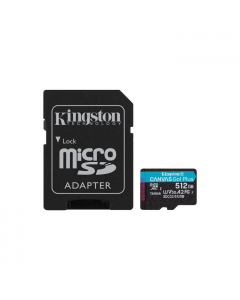 Kingston Canvas Go Plus  512GB Micro-SDXC+ ADAP